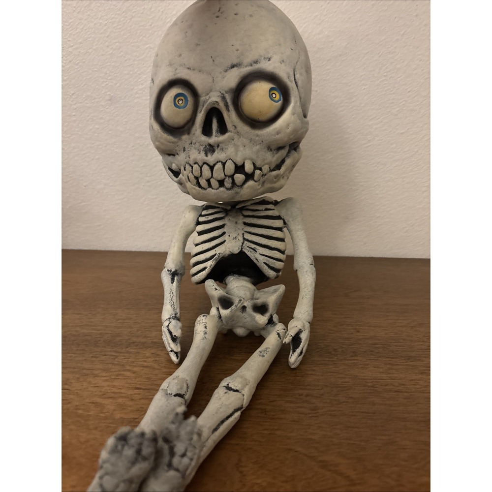 Vintage 2001 Paper Magic Group Skeleton 20" Halloween Latex Rubber Figure